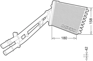 DRR09043 DENSO Nagrzewnica