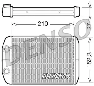 DRR09073 DENSO Nagrzewnica