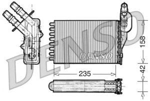 DRR23001 DENSO Nagrzewnica