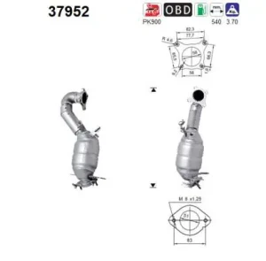 1.4 TSI Katalizator emisja euro 4 emisja euro 5 VW PASSAT B7 AS
