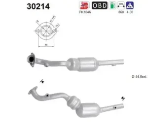 1.2 16V Katalizator emisja euro 6 RENAULT CLIO IV AS