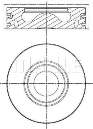 013 PI 00137 002 MAHLE Tłok silnika