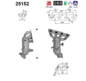 1.6 GDI Katalizator emisja euro 6 KIA XCEED AS