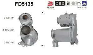 FD5135 AS Filtr cząstek stałych fap dpf