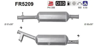 1.6, 1.6 HDi CITROËN C4 PICASSO II Filtr cząstek stałych fap dpf AS