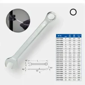 BT011921 KS TOOLS Klucz oczkowy płaski