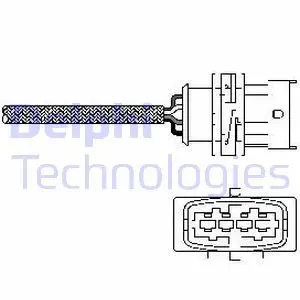 1.6 Sonda lambda ogrzewana regulacyjna diagnostyczna przed katalizator OPEL ASTRA H DELPHI
