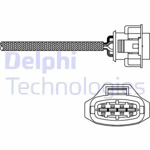 1.6 Sonda lambda ogrzewana diagnostyczna za katalizator FIAT STILO DELPHI