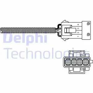 1.4 16V, 1.6 16V Sonda lambda ogrzewana regulacyjna diagnostyczna przed katalizator za katalizator CITROËN C4 I DELPHI