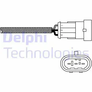 1.4 Sonda lambda ogrzewana regulacyjna przed katalizator RENAULT KANGOO I DELPHI