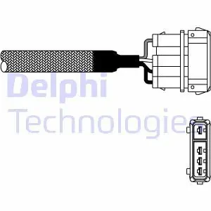 1.3 Sonda lambda ogrzewana regulacyjna przed katalizator SKODA FELICIA DELPHI