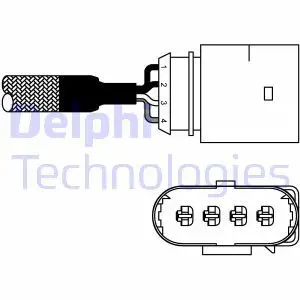 1.6 Sonda lambda ogrzewana regulacyjna przed katalizator VW BORA DELPHI