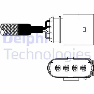 2.0 TFSI, 2.0 FSI, 1.8 TSI Sonda lambda ogrzewana regulacyjna diagnostyczna przed katalizator za katalizator VW PASSAT B6 DELPHI