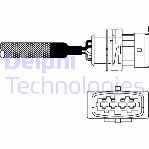 1.2 16V Sonda lambda ogrzewana regulacyjna OPEL ASTRA G DELPHI