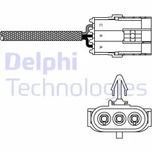 1.2 Sonda lambda ogrzewana regulacyjna przed katalizator RENAULT CLIO I DELPHI