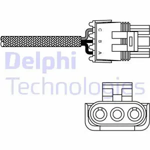 2.4 i, 3.0 24V, 2.6 i, 3.0 Sonda lambda ogrzewana regulacyjna OPEL OMEGA A DELPHI