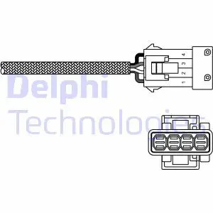 1.6 Sonda lambda ogrzewana regulacyjna diagnostyczna przed katalizator za katalizator CITROËN BERLINGO DELPHI