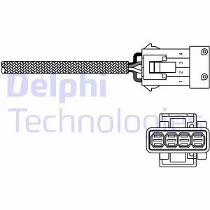 2.3 AWD, 2.0, 2.4, 2.3, 2.3 T-5, 2.3 T Sonda lambda ogrzewana regulacyjna diagnostyczna przed katalizator za katalizator VOLVO V70 I DELPHI