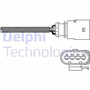 sonda lambda golf 5 1.6 benzyna ES20289-12B1 DELPHI