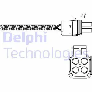 3.0 Sonda lambda ogrzewana regulacyjna przed katalizator RENAULT ESPACE III DELPHI