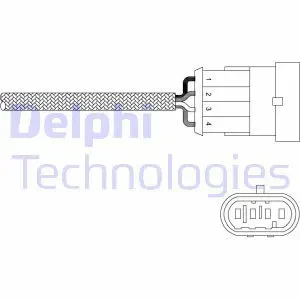 1.2 16V, 2.0 150 Sonda lambda ogrzewana regulacyjna diagnostyczna przed katalizator za katalizator FIAT MAREA DELPHI