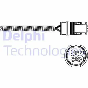 200, 230, 320, 32 AMG Sonda lambda ogrzewana regulacyjna diagnostyczna przed katalizator za katalizator MERCEDES-BENZ SLK R170 DELPHI