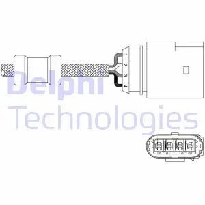 1.6, 60 1.4, 100 1.6 Sonda lambda ogrzewana regulacyjna diagnostyczna przed katalizator za katalizator VW POLO 3 DELPHI