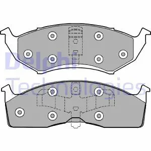 Klocki hamulcowe przód CHRYSLER VOYAGER / GRAND VOYAGER II DELPHI