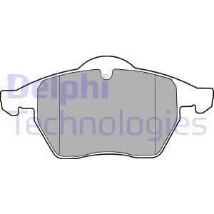 Klocki hamulcowe przód AUDI A4 B5 DELPHI