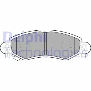 LP1500 DELPHI Klocki hamulcowe przód