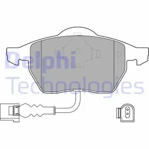 LP1525 DELPHI Klocki hamulcowe przód