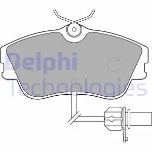 LP1542 DELPHI Klocki hamulcowe przód