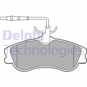 Klocki hamulcowe przód PEUGEOT EXPERT DELPHI
