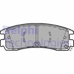 Klocki hamulcowe tył OLDSMOBILE INTRIGUE DELPHI
