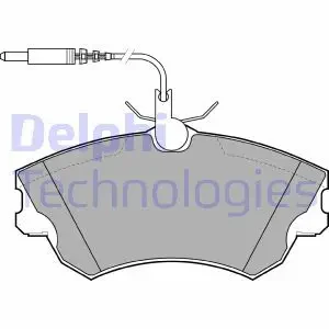 Klocki hamulcowe przód RENAULT ESPACE III DELPHI