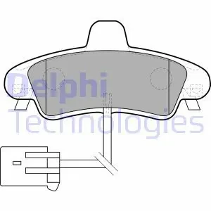 Klocki hamulcowe tył FORD MONDEO III DELPHI