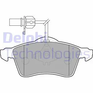 LP1707 DELPHI Klocki hamulcowe przód
