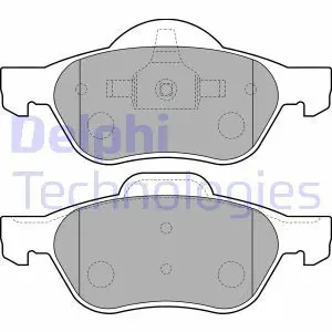Klocki hamulcowe przód RENAULT LAGUNA III DELPHI