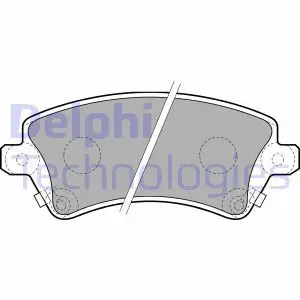 Klocki hamulcowe przód TOYOTA COROLLA Kombi (_E12_) DELPHI