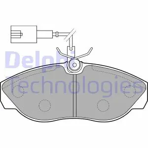 Klocki hamulcowe przód FIAT DUCATO DELPHI