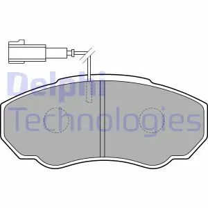 Klocki hamulcowe przód FIAT DUCATO DELPHI