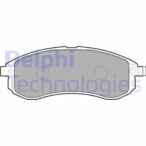 LP1808 DELPHI Klocki hamulcowe przód