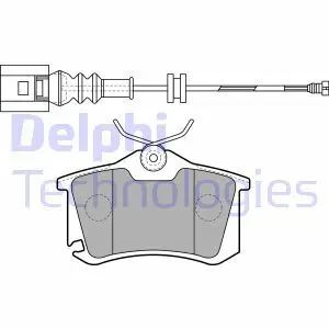 Klocki hamulcowe tył VW GOLF 6 DELPHI