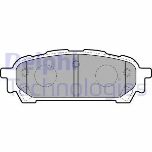 LP1822 DELPHI Klocki hamulcowe tył