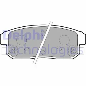 Klocki hamulcowe tył SUZUKI IGNIS II DELPHI
