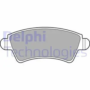 Klocki hamulcowe przód PEUGEOT 306 DELPHI