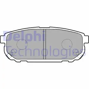 LP1850 DELPHI Klocki hamulcowe tył