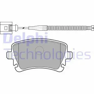 Klocki hamulcowe tył AUDI A4 B7 DELPHI