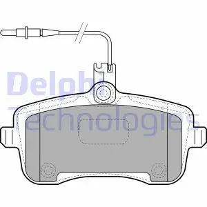 Klocki hamulcowe przód PEUGEOT 407 DELPHI
