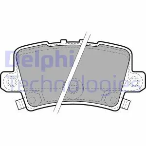 Klocki hamulcowe tył HONDA CIVIC VIII DELPHI